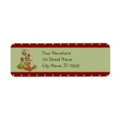 Étiquette Yule Dragon (Devant)