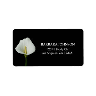 Étiquette Zantedeschia