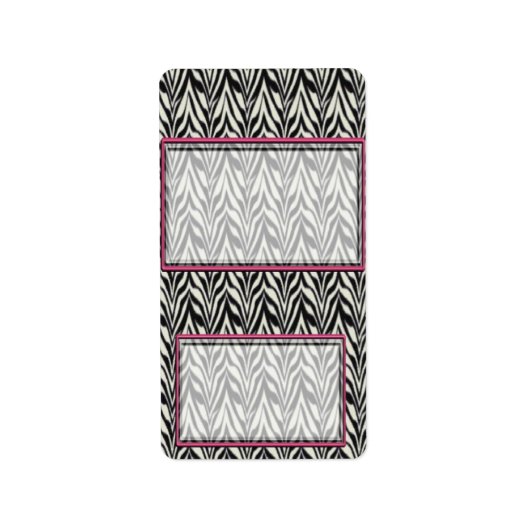 Étiquette Zebra Birthday Hershey Miniature Candy Wrapper (Devant)