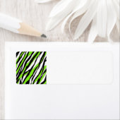 Étiquette Zebra Stripe (En situation)