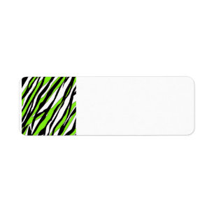Étiquette Zebra Stripe