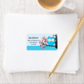 Étiquette Zen Blue Owen Spring Blloom Blue Parties scintilla (En situation)