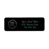 Étiquette Zodiac Scorpio (Devant)