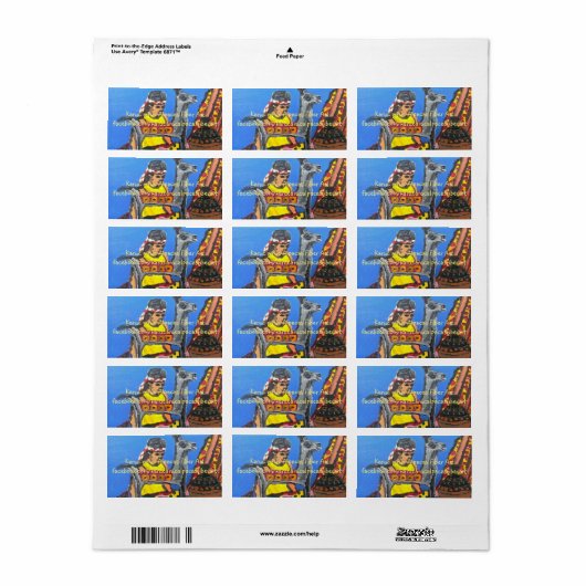 étiquettes (Feuille entière)