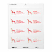 Étiquettes (Feuille entière)