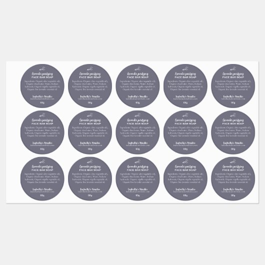 Étiquettes 30 Savon à lave-linge étanche (Feuille)