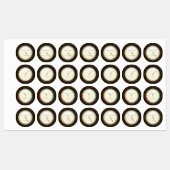 Étiquettes 4 Compteurs industriels Steampunk Cosplay & Décora (Feuille)