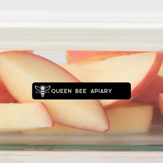 Étiquettes 96 Black Tamper-proof Seal Honey Jar de sécurité (Apposé)