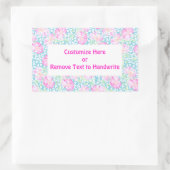 Étiquettes à Customiser, Roses roses, Papillons bl (Sac)