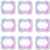 Étiquettes à filigrane (Devant)