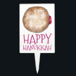 Étiquettes À Gâteau Joyeux Hanoukka Jelly Donut Sufganiyot Chanukah<br><div class="desc">La cueillette de gâteau présente une illustration originale d'un beigne de gelée. Parfait pour la décoration des gâteaux de vacances Hanoukka ! Ne vois-tu pas ce que tu cherches ? Vous avez besoin d'aide pour la personnalisation ? Cliquez sur "Contacter ce designer" pour avoir quelque chose créé juste pour vous...</div>