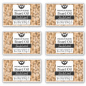 🧔 ‍ ♂️ Étiquettes À Huile De Barbe De Camouflage  (Devant)