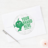 étiquettes à la bière Round personnalisés (Enveloppe)