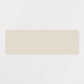 Étiquettes à l'eau blanche os (Design 1)