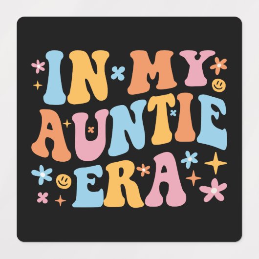 Étiquettes A L'Ère De Ma Tante (Design 1)