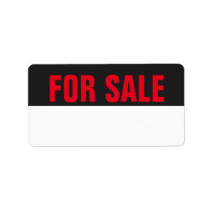 Étiquettes à vendre