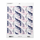 Étiquettes Abstraits de bouteilles de sérum  (Feuille entière)