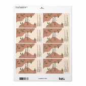 Étiquettes Abstraits de bouteilles de sérum nature (Feuille entière)