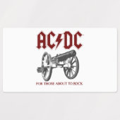 Étiquettes AC_DC - Canones (Design 2)