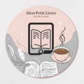 Étiquettes Adesivos redondos Mon Petit Livre (Design 2)