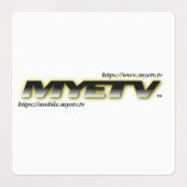 Étiquettes adhésifs de MYETV (Design 1)