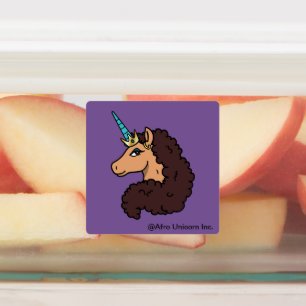 Étiquettes Afro Unicorn Divin