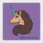 Étiquettes Afro Unicorn | Divin (Design 1)