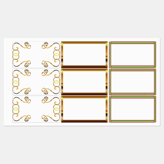 Étiquettes agressés (Feuille)