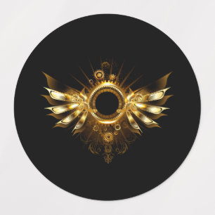 Étiquettes Ailes de Steampunk