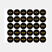 Étiquettes Ailes de Steampunk (Feuille)