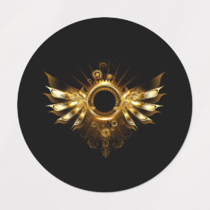 Étiquettes Ailes de Steampunk