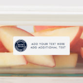 Étiquettes Ajouter des employés de logos et de textes profess (Apposé)