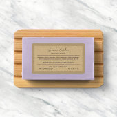 Étiquettes Ajouter des ingrédients de calligraphie de marque 