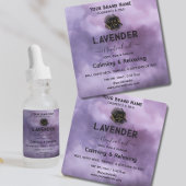 Étiquettes Ajouter le logo Aquarelle huile essentielle Boutei