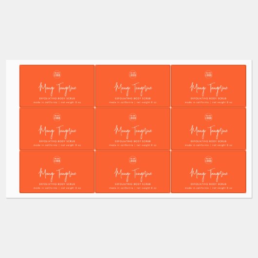 Étiquettes Ajouter un script de logo personnalisé couleur min (Feuille)