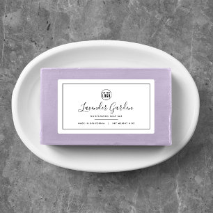 Étiquettes Ajouter votre logo Black Border Produit