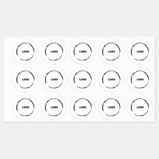 Étiquettes ajouter votre logo dans un (Feuille)