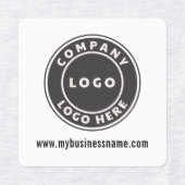 Étiquettes Ajouter votre logo d'entreprise et votre site Web (Design 2)