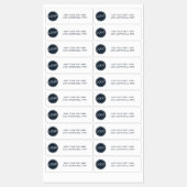 Étiquettes Ajouter votre logo et votre texte personnalisé (Feuille)