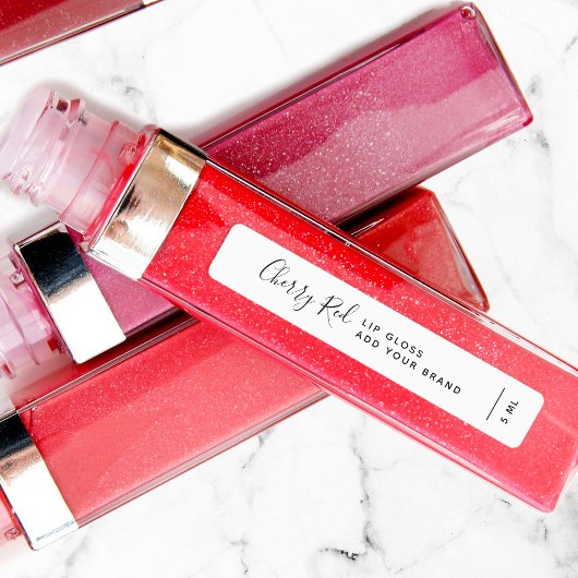 Étiquettes Ajouter votre marque Script produit