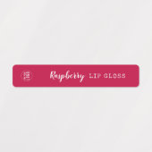 Étiquettes Ajoutez votre logo, script couleur personnalisé et (Design 1)