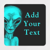 Étiquettes Alien (Design 1)