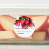 Étiquettes alimentaires - Cluster de fraises (Apposé)