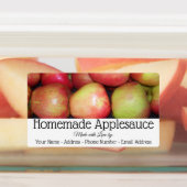 Étiquettes alimentaires - Crate de pommes (Apposé)