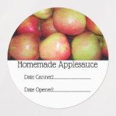 Étiquettes alimentaires - Crate de pommes (Design 1)