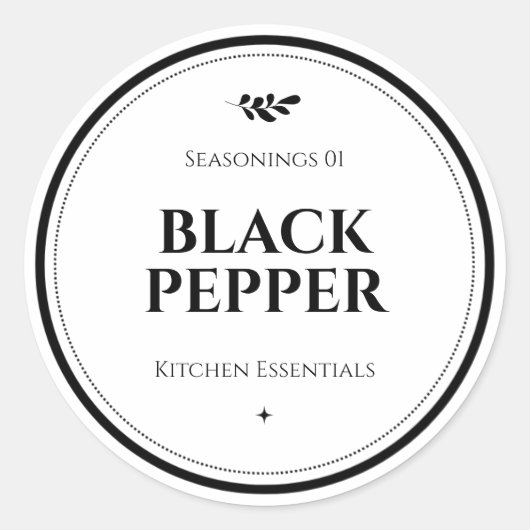 Étiquettes alimentaires, étiquettes pour pots, éti (Devant)