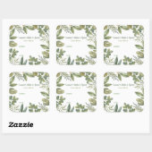 Étiquettes alimentaires personnalisables pour herb (Feuille)