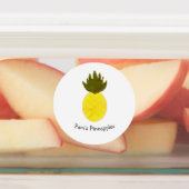 Étiquettes Ananas Artsy (Apposé)
