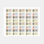 Étiquettes Animaux Héros imperméable vêtements pour enfants n (Feuille)