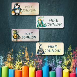 Étiquettes Animaux Héros imperméable vêtements pour enfants n